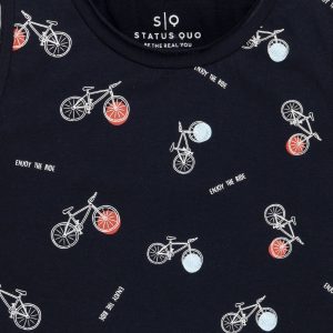 Boys All Over Printed Sleeveless T-Shirt