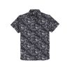 Status Quo Boys Abstract Print Collared Neck Half Sleeves Regular Fit Shirt