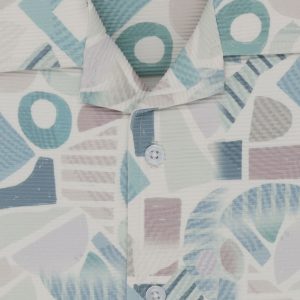 Status Quo Boys Printed Half Sleeves Regular Fit Shirt