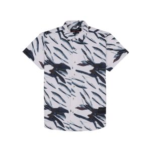 Status Quo Boys Graphic Print Collared Neck Half Sleeves Regular Fit Shirt