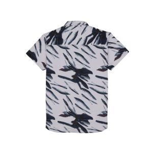 Status Quo Boys Graphic Print Collared Neck Half Sleeves Regular Fit Shirt