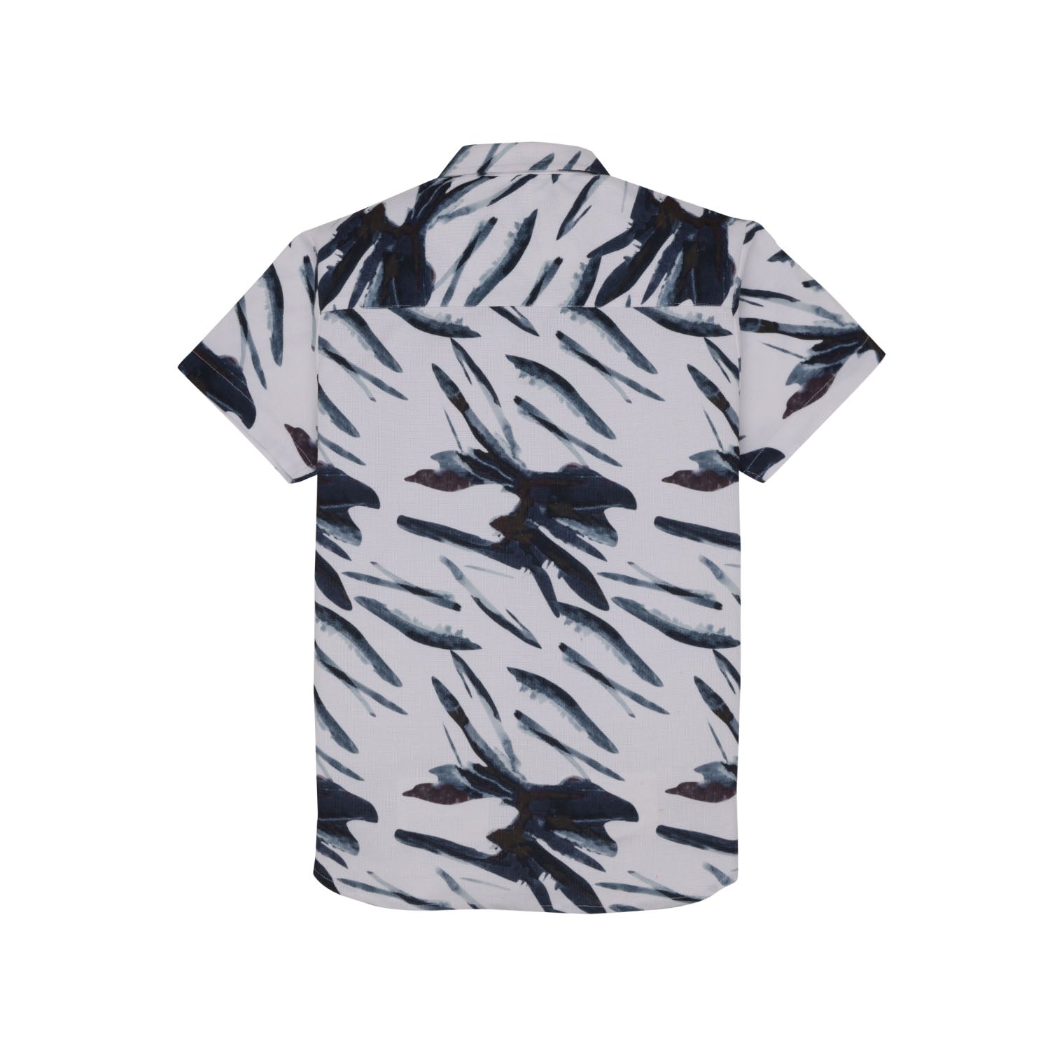 Status Quo Boys Graphic Print Collared Neck Half Sleeves Regular Fit Shirt