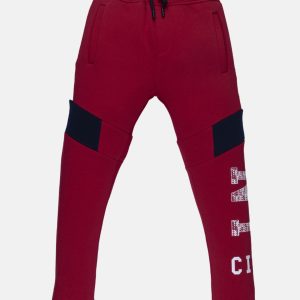 Boys Printed Regular Fit Trackpants