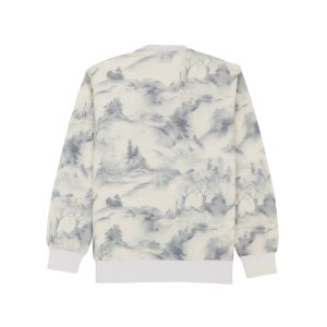 Status Quo Boys All Over Garphic Print Regular Fit Full Sleeves Lighwieght Sweatshirt