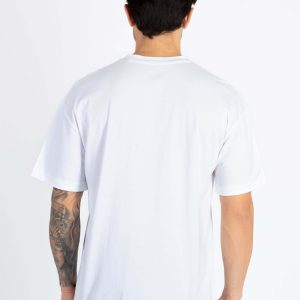 Mens Printed Round Neck Oversized T-Shirt