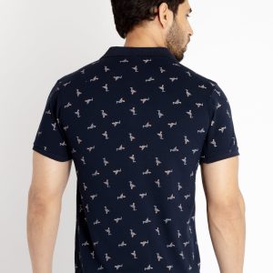 Status Quo Mens All Over Printed Polo Collar T-Shirt
