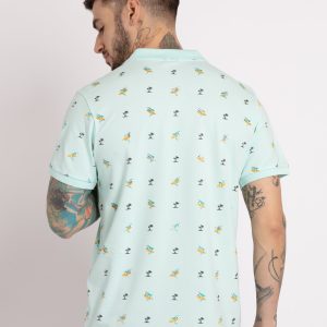 Status Quo Mens All Over Printed Polo T-Shirt