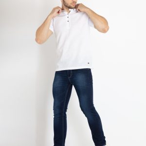 Mens Solid Henley Neck T-Shirt