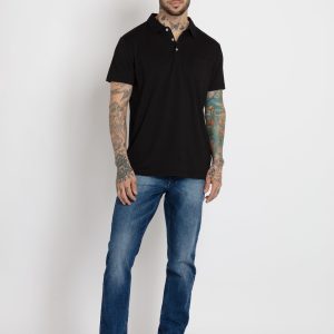 Status Quo Mens Solid Polo T-Shirt