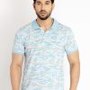 Status Quo Mens All Over Printed Polo Collar T-Shirt