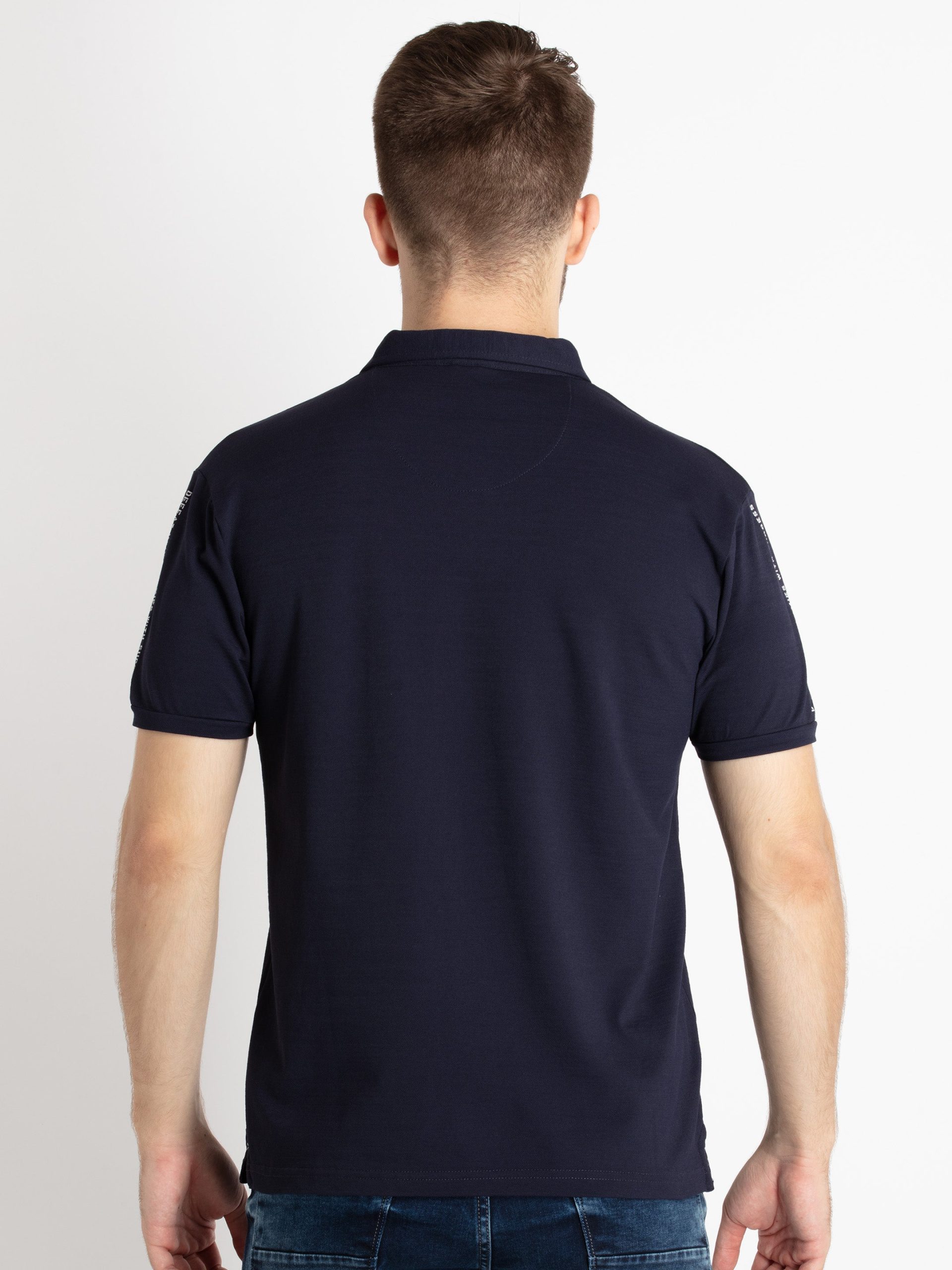 Status Quo Mens Colorblocked Polo T-Shirt