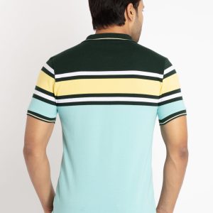 Status Quo Mens Striped Polo T-Shirt