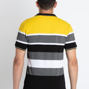 Mens Striped Polo T-Shirt