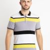 Mens Striped Polo T-Shirt