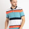 Mens Striped Polo T-Shirt