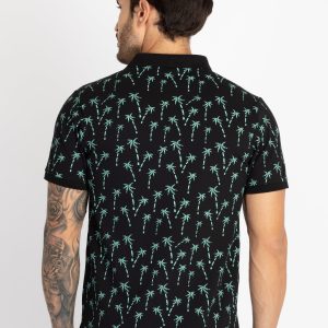 Mens All Over Printed Polo T-Shirt