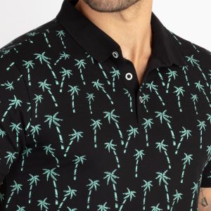 Mens All Over Printed Polo T-Shirt