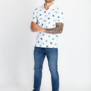 Status Quo Mens All Over Printed Polo T-Shirt