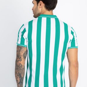 Status Quo Mens Striped Polo T-Shirt