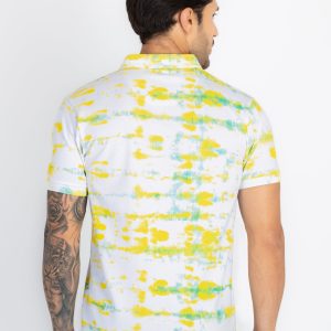 Status Quo Status Quo Men'S Abstract Printed Polo Neck Regular Fit Tshirt