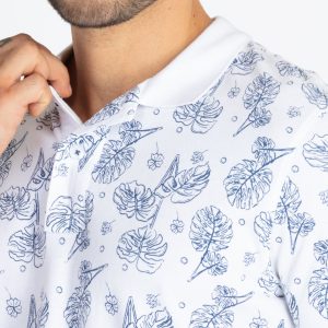 Status Quo Mens All Over Printed Polo T-Shirt