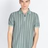 Mens Striped Polo T-Shirt