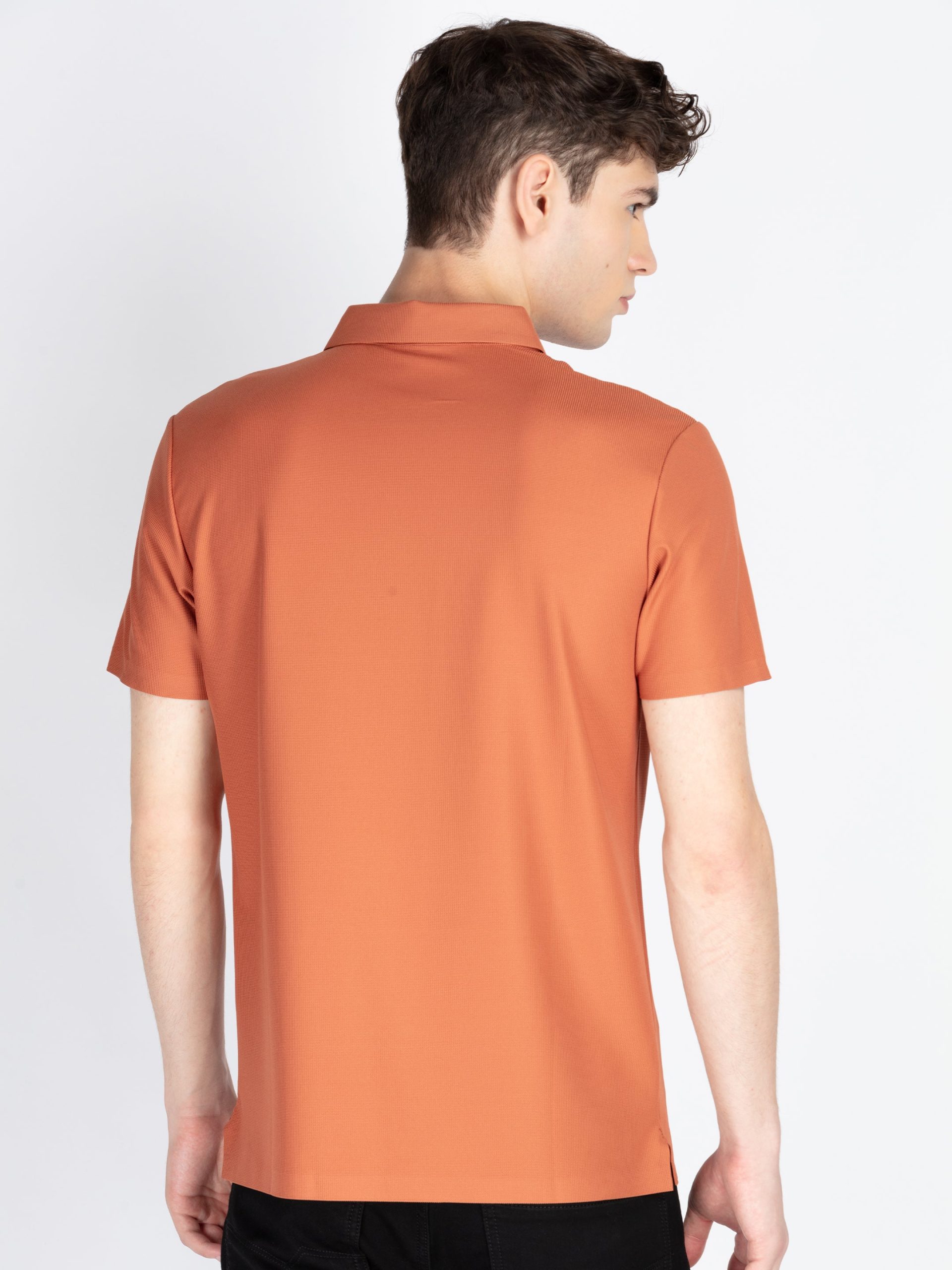 Status Quo Mens Solid Polo Collar T-Shirt