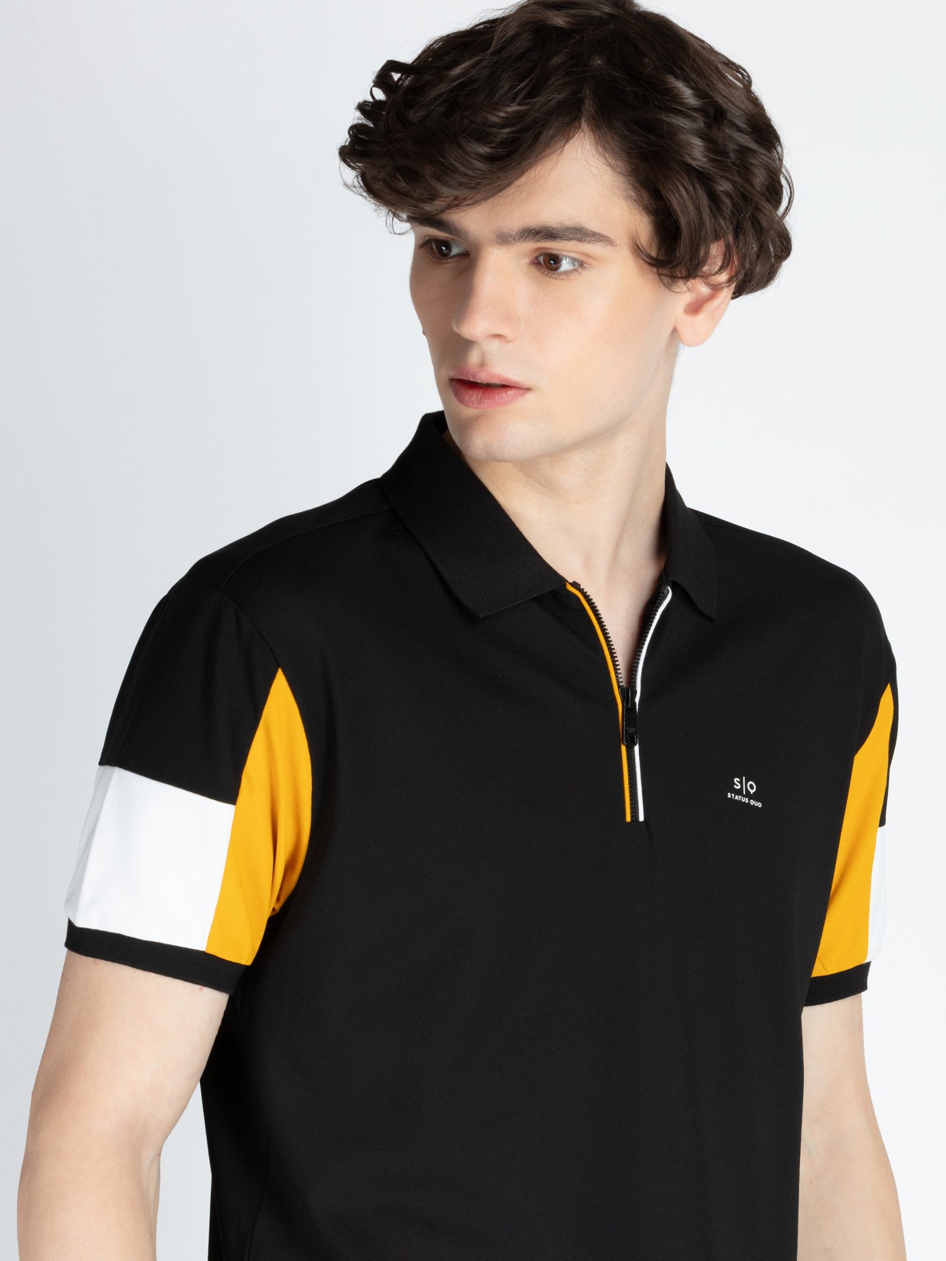 Mens Cut & Sew Polo T-Shirt
