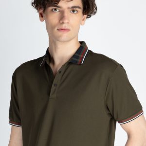 Mens Solid Regular Fit Polo T-Shirt