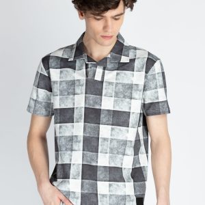 Mens All Over Printed Polo T-Shirt