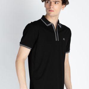 Mens Solid Regular Fit Polo T-Shirt