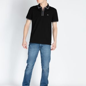 Mens Solid Regular Fit Polo T-Shirt