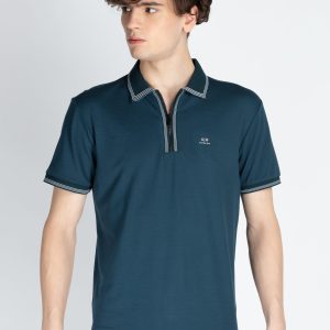 Mens Solid Regular Fit Polo T-Shirt