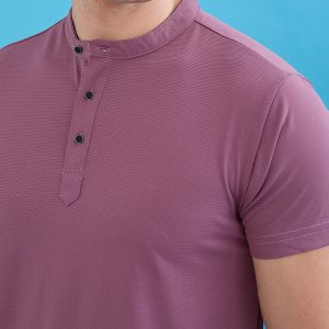 Status Quo Men'S Solid Slim Fit V-Neck T-Shirt