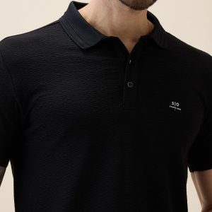 Status Quo Status Quo Men'S Solid Polo Collar Half Sleeves Regular Fit Tshirt