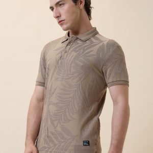Status Quo Mens Solid Polo Collar Half Sleeves Regular Fit Tshirt