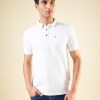 Status Quo Men'S All-Over Solid Polo Collar Half Sleeves Regular Fit Tshirt