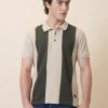 Status Quo Men'S Self Design Polo Collar Half Sleeves Regular Fit Tshirt
