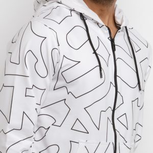 Mens All Over Printed Lightweight Sweatshirt