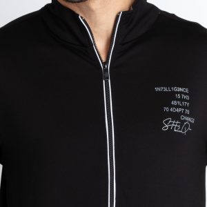Mens High Neck Lightweight Sweatshirt