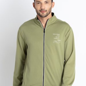 Mens High Neck Lightweight Sweatshirt