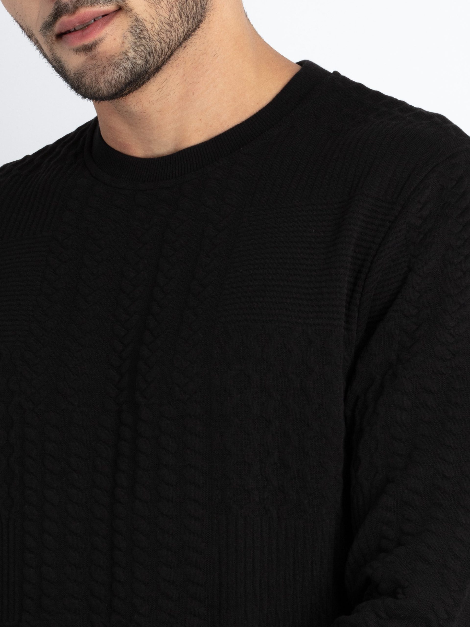 Mens Solid Lightweight Sweatshirt