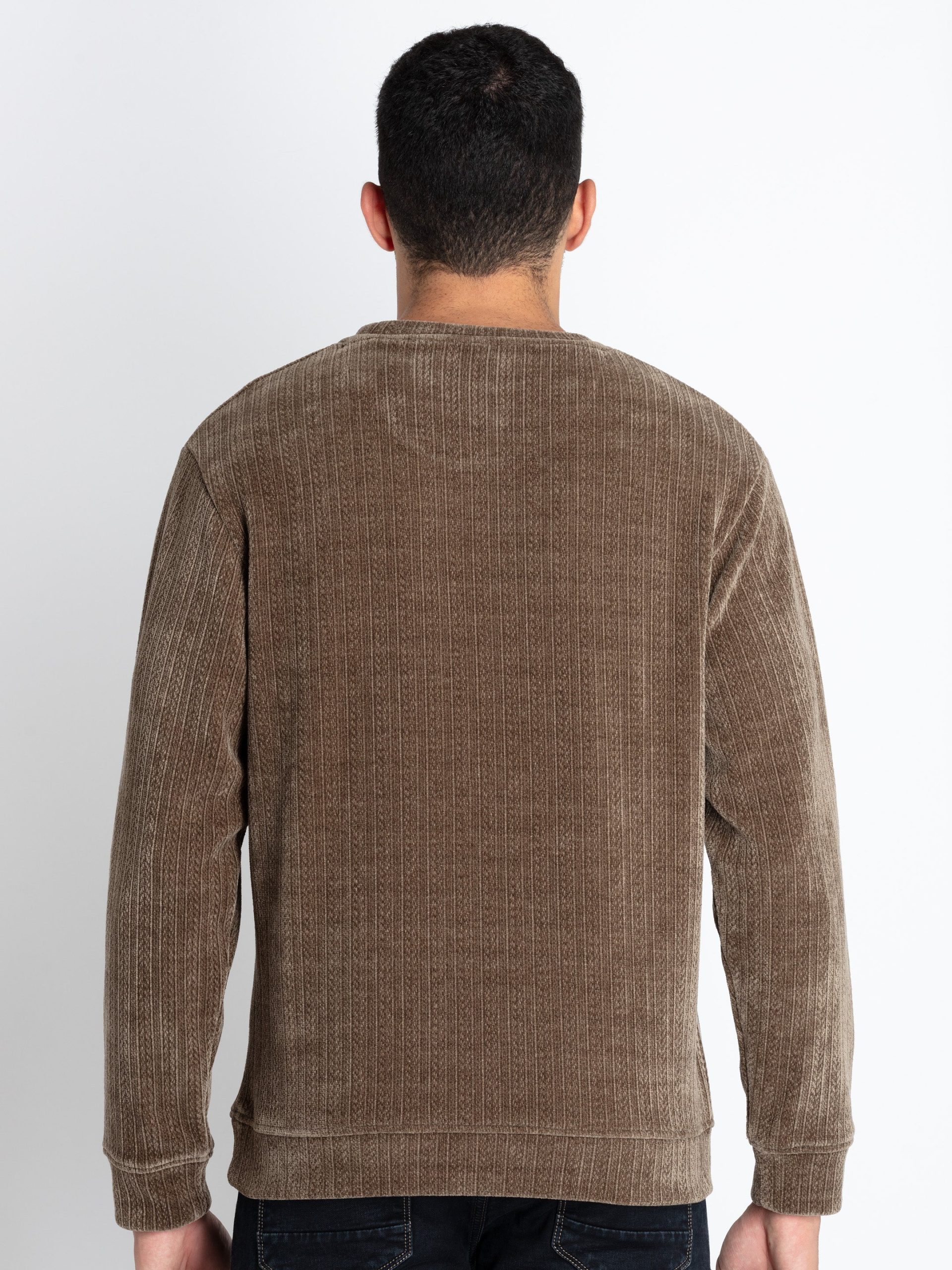 Mens Solid Lightweight Sweatshirt