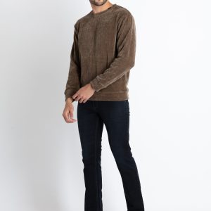 Mens Solid Lightweight Sweatshirt