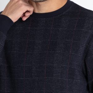Mens Checkered Lightweight Sweatshirt