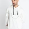 Mens Printed Hooded Lightweight Sweatshirt