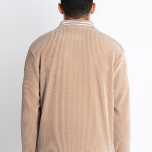 Mens Henley Neck Lightweight Sweatshirt