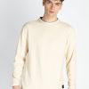 Mens Solid Round Neck Lightweight Sweatshirt