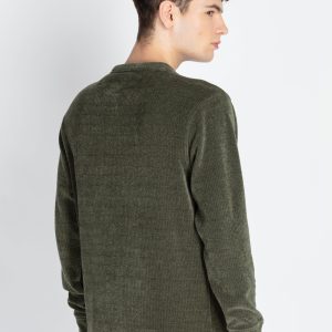 Status Quo Men'S Solid Round Neck Lightweight Sweatshirt