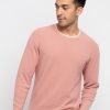 Mens Solid Round Neck Sweater